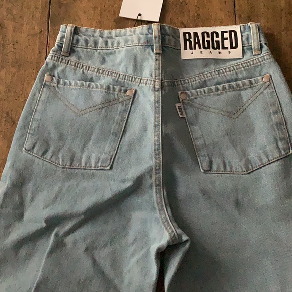 Ragged Priest Burner Cut-Out Mom Jeans - Picture 4 of 5